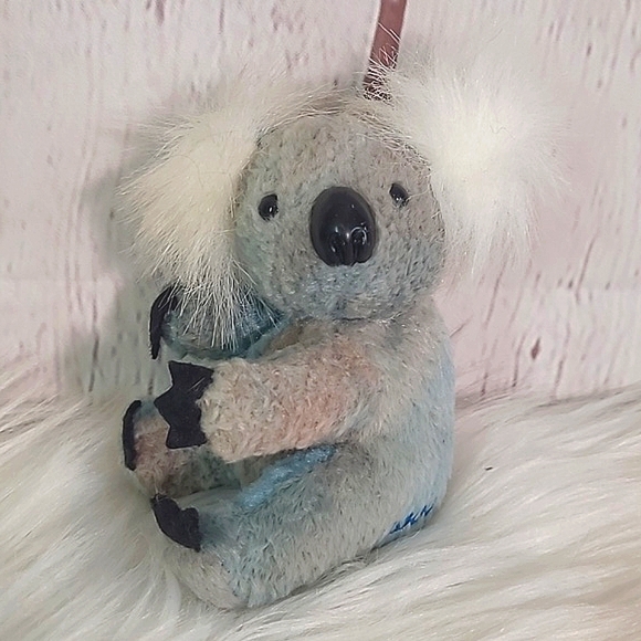 Y2K 2000 Avon Koala Plush Stuffed Animal Keychain Collectible Purse Charm 4 Inch - Picture 11 of 16